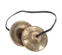 MOTHNUR Tingsha de Cobre y Campanas de Percusión Nepalesas Completo para Mindfulness Yoga y Educación Musical Instrumento Tradicional Cultural