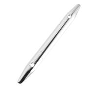 MOTHNUR Topes de Muelle Anticolisión para Embarcaciones, Tira Protectora Lateral de Acero Inoxidable 25x203 Mm, Protector de Parachoques para Yates, Banda Resistente Corrosión para