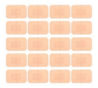 MOTHNUR Vendajes Adhesivos Transpirables Impermeables para Primeros Auxilios, Parches Elásticos Grandes 76x50mm para Dedos y Articulaciones, 20 Unidades Protector de Heridas Respirable