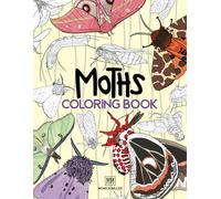 Moths Coloring Book: Have fun coloring your favorite sphinxes with this activity book, featuring realistic and detailed drawings suitable for all ages.