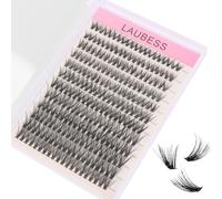 MOTIBACK Juego de extensiones de pestañas - 144 unidades DIY Lash Extension Set con 9-16 mm 40D para mujer | Pestañas artificiales autoadhesivas con pegamento para pestañas, pinzas de precisión