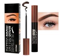 MOTIBACK Tinta de gel para cejas, fórmula exfoliante resistente al agua, color marrón oscuro, 30 g