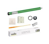 MOTIC - Mot 13 - Motor para estores enrollables, tubo octogonal de 40 mm para persianas y estores, Motores para automatizar estores, persiana electrica interior. Hasta 30 KG
