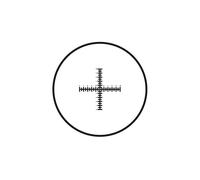 Motic Placa micrométrica Retícula con doble escala (10 mm en 100 secciones), (Ø25 mm)