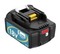 Moticett 18V Batería de Repuesto para Batería 18V Compatible para BL1860B BL1860 BL1850B BL1850 BL1840B BL1840 BL1830B BL1830 BL1820 BL1815 BL1825 BL1835 BL1845 con Indicador LED (Azul)