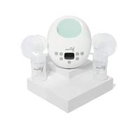 Motif Medical Luna - Bomba eléctrica doble para lactancia materna, bomba portátil para lactancia materna con batería, bomba de grado hospitalario con luz LED, extractor de leche manos libres