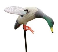 Motiion Duck Decoys - Pato de ala giratoria, mecanismo de motor eléctrico de 6 V, accesorio controlador de distancia de 200 m, herrajes magnéticos reforzados para alas | Kit para cazadores y hombres