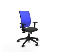 Motilla sincro malla azul similpiel gris oscuro brazos 1d base piramid