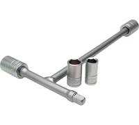 Motion Pro - Kit de mango en T Tri-Drive Mini 08-0389, con accionamiento de 1/4 pulgadas y llaves de vaso de 8, 10, 12 y 13 mm