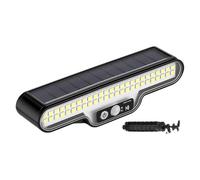 Motion Sensor Solar Lights, Waterproof Led Fixture, 7.13 Inch Outside Solar Powered Lamp, Nighttime Lighting System, Versatile Exterior Lamp, Reliable Safety Gear For Garden Walkways Dark Tents
