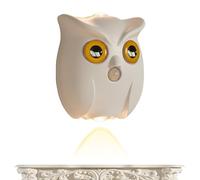 Motion Sensor Wall Light | Adaptable Lighting Owl Shape Magnetic Lamp - 3 LED Colors Battery Powered Wall Animal Night Light | For Living Room, Stair, Indoor, Kitchen, Porch, Bedroom, Patio, Garage