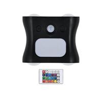 Motion Sensor Wall Sconce - Rechargeable 16-Color Changing Smart LED Wall Sconce With Remote Control | Portable Bright Lamp Magnetic Induction | For Hallway Bedroom Bathroom Closet Stair Entryway