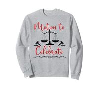 Motion to Celebrate Lawyer Graduation Funny Future Attorney Sudadera