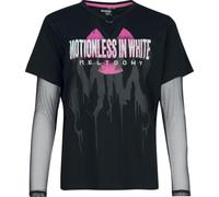 MOTIONLESS IN WHITE EMP Signature Collection Mujer Camiseta Manga Larga Negro 100% algodón Relaxed
