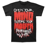 Motionless In White Open Your Mind - Camiseta para hombre, talla L, color negro