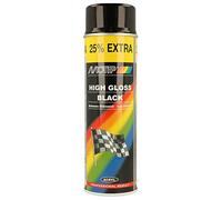 Motip m04001 Spray de pintura de aerosol, Negro (High Gloss Black) , 500 ml