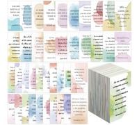 Motiskyy 400 tarjetas de oración en español, tarjetas cristianas con versículos inspiradores de la Biblia, mini escritura, regalos cristianos en español inspiradores para aliento diario, 40 estilos