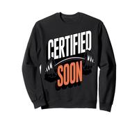 Motivación certificada Soon Gym Workout Barbell Sudadera