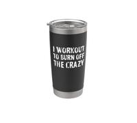 Motivación de entrenamiento/divertido mensaje de memes de gimnasio/cita de entrenador Vaso térmico de acero inoxidable de doble pared