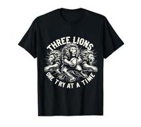 Motivación de Rugby - Tres Leones un Intento a la Vez Camiseta