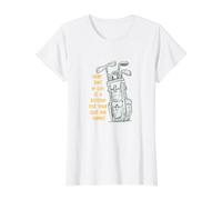 Motivación del Golfista para Las Elecciones de la Vida y Juego de Golf Camiseta gráfica económica, Mujer, Blanco, XL