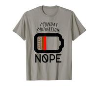 Motivación del Lunes, sin energía, sin cafeína, se Necesita café Camiseta