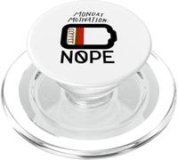 Motivación del Lunes, sin energía, sin cafeína, se Necesita café PopSockets PopGrip para MagSafe