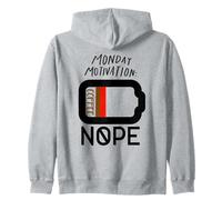 Motivación del Lunes, sin energía, sin cafeína, se Necesita café Sudadera con Capucha
