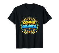 Motivación Grandeza Disciplina Éxito Diseño Camiseta