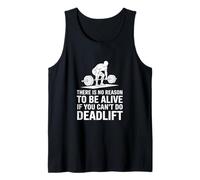 Motivación Halterofilia Lema Gimnasio Inspiración Deadlifting Camiseta sin Mangas