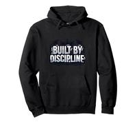 Motivación impulsada por la disciplina Diseño de mentalidad Retro Sudadera con Capucha
