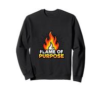 Motivación impulsada por un propósito Diseño de mentalidad de energía de Fuego Sudadera