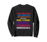 Motivación irrompible Empoderando a un luchador de regreso audaz Sudadera