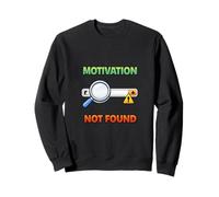 Motivación No Encontrada Gracioso Error Humor Sudadera