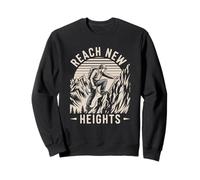 Motivación para escalar montañas de Reach Heights Sudadera