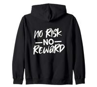 MOTIVACIÓN SIN RIESGOS SIN RECOMPENSA - GUIÓN EN Blanco Y Sudadera con Capucha
