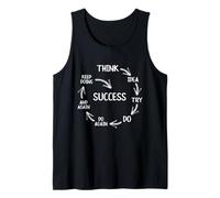Motivacional Cita motivación éxito inspiración mentalidad Camiseta sin Mangas