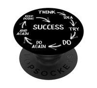 Motivacional Cita motivación éxito inspiración mentalidad PopSockets PopGrip Adhesivo