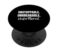 Motivacional Sea imparable. IRROMPIBLE. Sin trabas PopSockets PopGrip Adhesivo