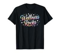 Motivado Wellness Rocks Entrenamiento Vacaciones Yoga Terapeuta PTA Camiseta