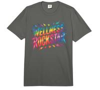Motivado Wellness Rockstar Yoga PT Enfermera Ninja OT Fitness Comfort Colors Adult Heavyweight T-Shirt