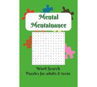 Motivation Maintenance Word Search Puzzle Book: Word searches with easy to read print to Motivate and improve Mental Health | 6x9 inches, 110 pages, ... Gift for Holidays, vacation or spare time.