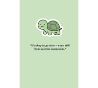 Motivational Notebook Turtle edition. 100 lined pages. 6 x 9 inches notebook. Gives a boost of motivation and inspiration! ideal for students and working.