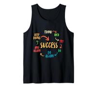 Motivational Quote Mindset Inspirational Saying Success Camiseta sin Mangas