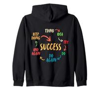 Motivational Quote Mindset Inspirational Saying Success Sudadera con Capucha