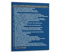 Motivational Relationship Building Canvas Poster for Office Wall-Art Communication Skills Success Decor(Unframed,12x18inch(30x45cm))