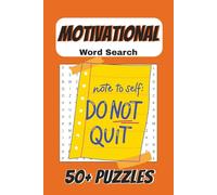 Motivational Word Search Puzzle Book: Easy to Read Print about Personal Growth, Mental Health & More | 6x9 inches, 110 pages | 50+ Puzzles…Gift for Vacations & Holidays