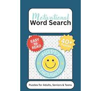 Motivational Word Search Puzzle Book: Word Searches with Easy to Read Print about Motivation, Inspiration, and More | 6x9 inches, 100 pages | 40+ Puzzles…Gift for Vacations, Holidays, and Free Times