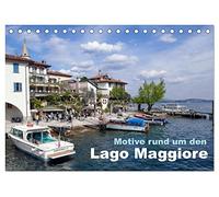 Motive rund um den See Lago Maggiore (Tischkalender 2026 DIN A5 quer), CALVENDO Monatskalender: Der "Lago Maggiore" und die Umgebung in unverfälschten Bildern.