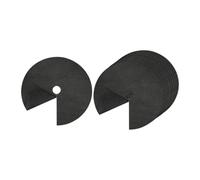 MotiveTech 10 Unidades de de Tela para Paisajismo, Fáciles de Usar, Portátiles, Cubiertas Gruesas para Plantas, Anillos de para árboles de Inter, Negro L